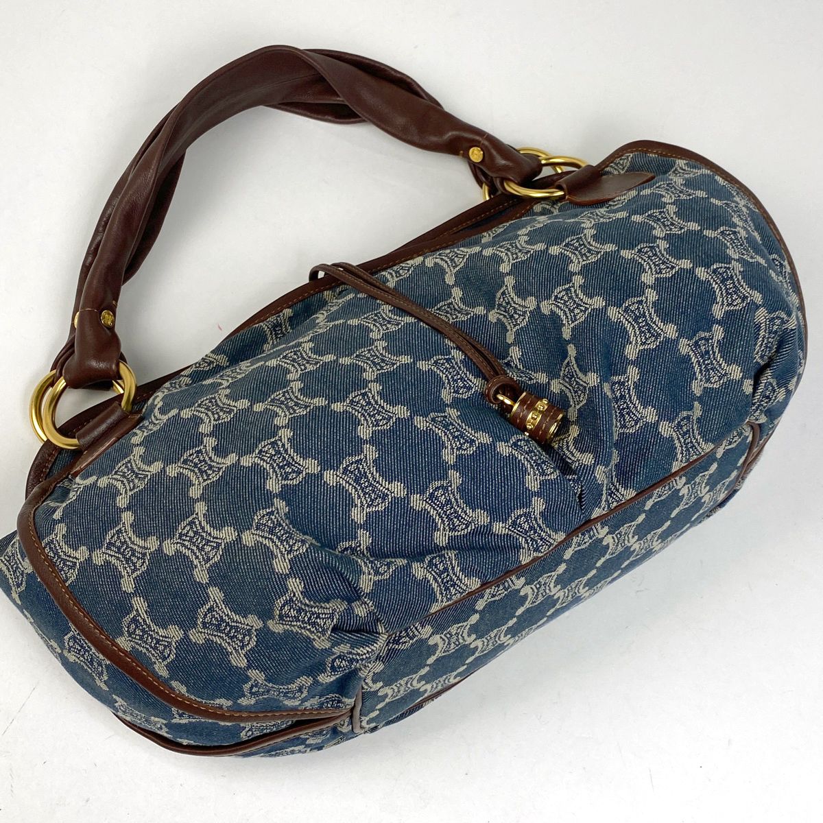 セリーヌ CELINE マカダム柄 ハンドバッグ ショルダーバッグ