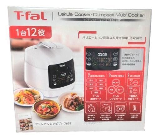 T-fal ティファール CY3511JP ホワイト 電気圧力鍋 3L ラクラ T-fal ティファール CY3511JP ホワイト 電気圧力鍋 3L ラクラ