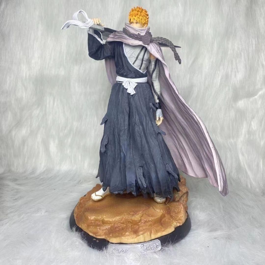 BLEACH ブリーチ 黒崎一護 フィギュア 高約 33 CM - メルカリ