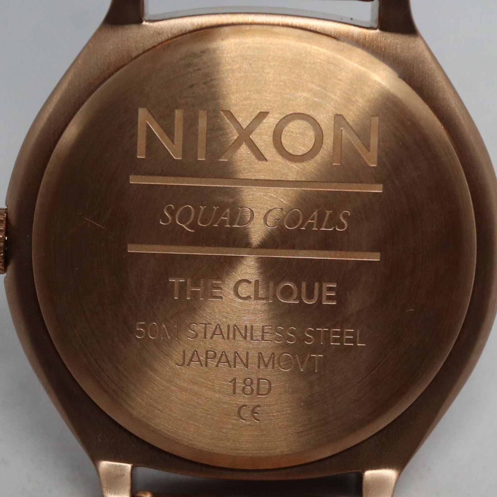 【未使用品】NIXON ニクソン A1249897 CLIQUE レディス 腕時計 ローズゴールド BOX 箱 取説 完品