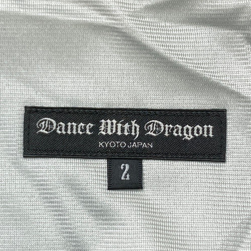 サイズ：2 DANCE WITH DRAGON ダンスウィズドラゴン  裏起毛 ロングパンツ ドット 総柄 ブラック系 [240101453428] ゴルフウェア メンズ ストスト サイズ：2 DANCE WITH DRAGON ダンスウィズドラゴン 裏起毛
