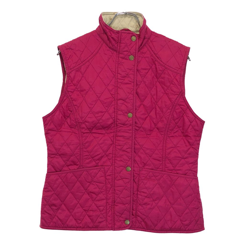 Barbour - Barbour バブアー SUMMER LIDDESDALE QUILT キルティングベスト ピンク(レディース 10)中古 古着 U3388 Barbour バブアー SUMMER LIDDESDALE QUILT キルティングベスト ピンク