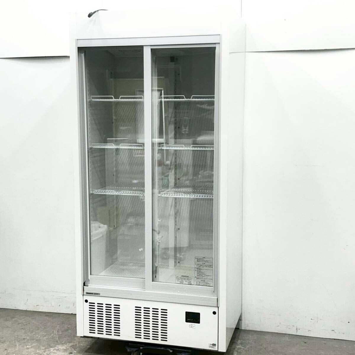 パナソニック リーチイン冷蔵ショーケース SRM-RV319A W900×D650×H1900 単相100V リーチインショーケース スライド扉 厨房 業務用 営業所止め