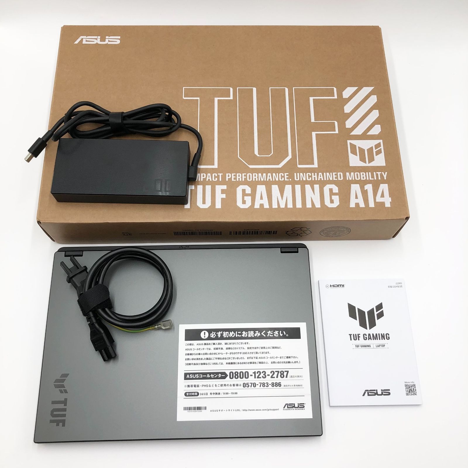 ASUS ゲーミングノートPC TUF Gaming A14 FA401UV 14型 RTX 4060 AMD Ryzen AI 9 HX 370 SSD 1TB 165Hz Windows 11 XboxFA401WV-AI9R4060
