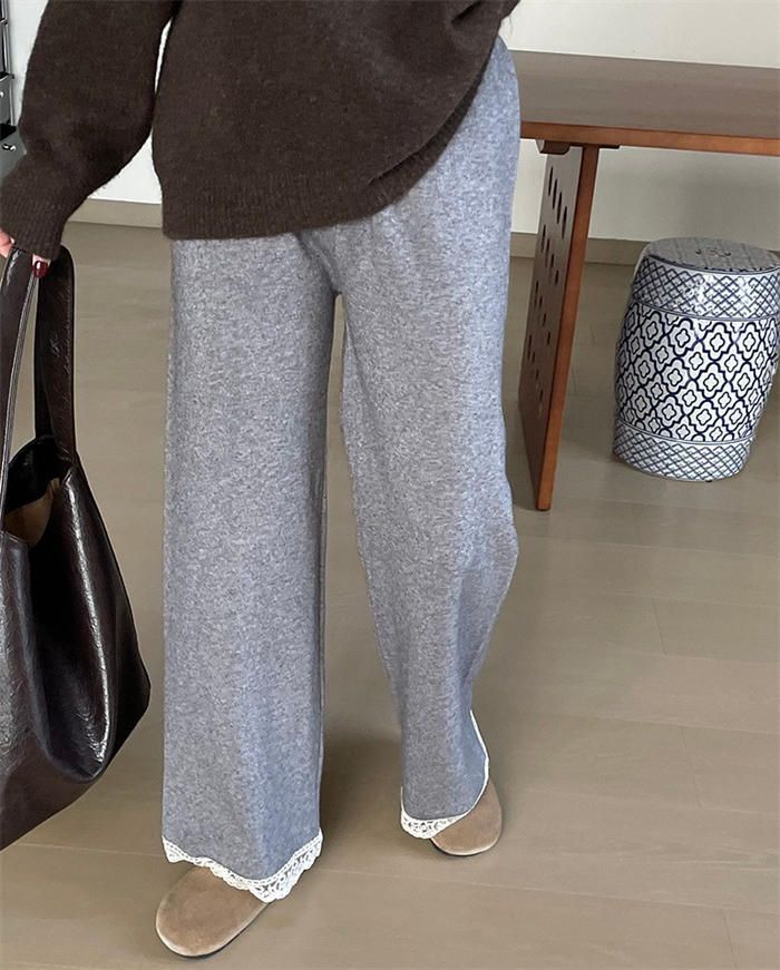 最新エルメス 未使用タグ付き☆スローブイエナ IENA レース ガウチョ パンツ パンツ
