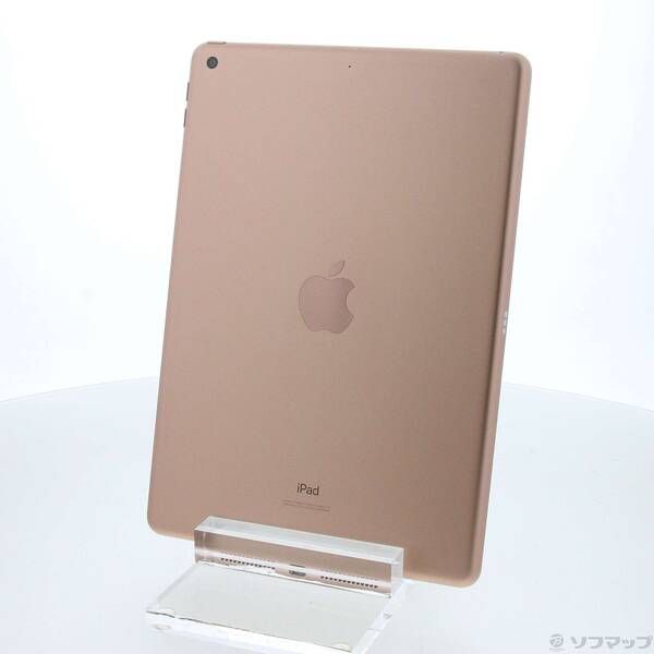 中古品〕 iPad 第7世代 128GB ゴールド FW792J／A Wi-Fi【377