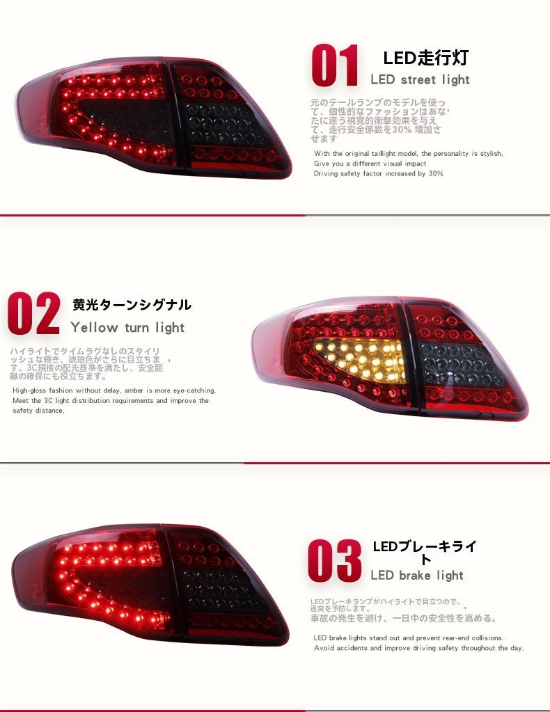 LEDデイライト ブレーキランプ