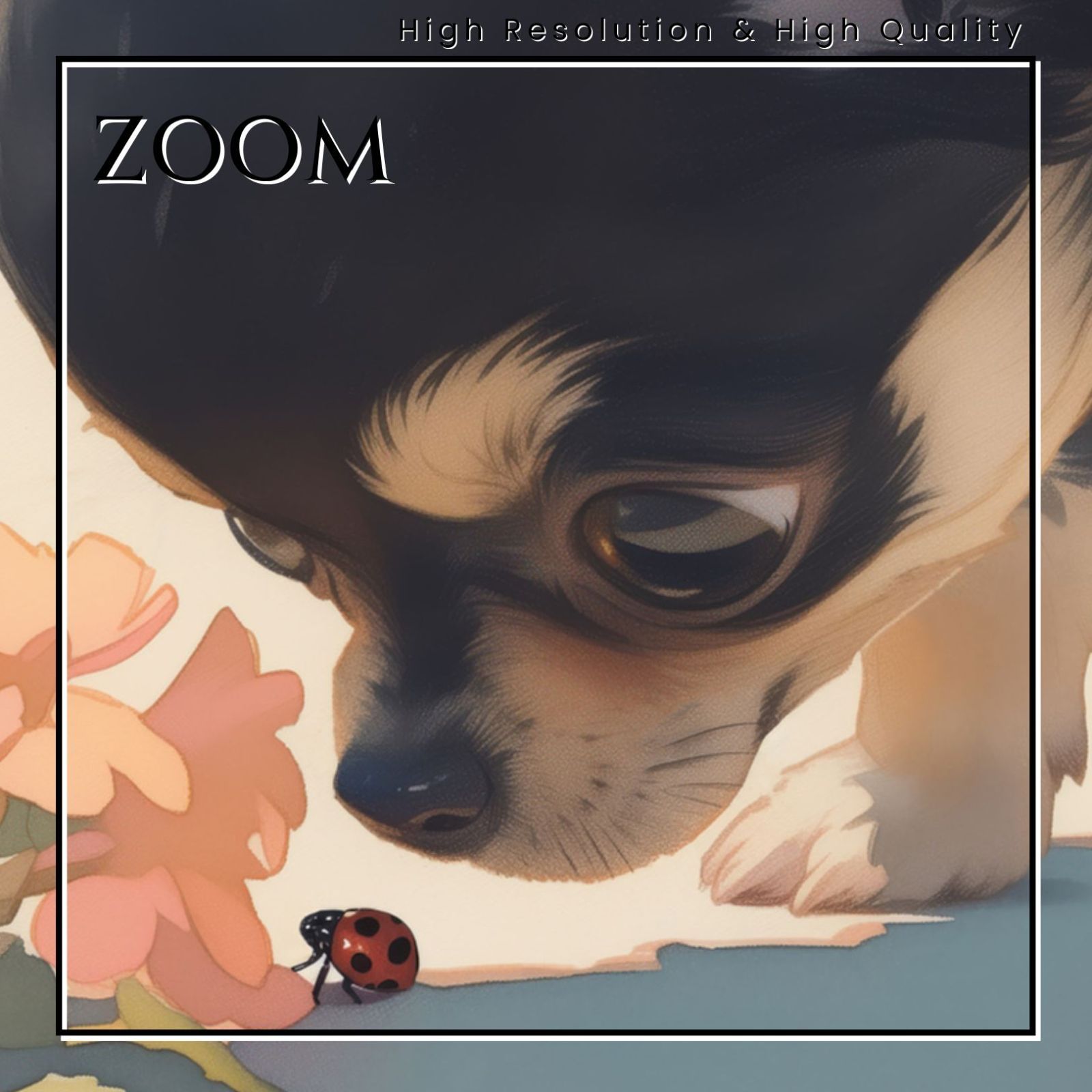 テントウムシ 子犬