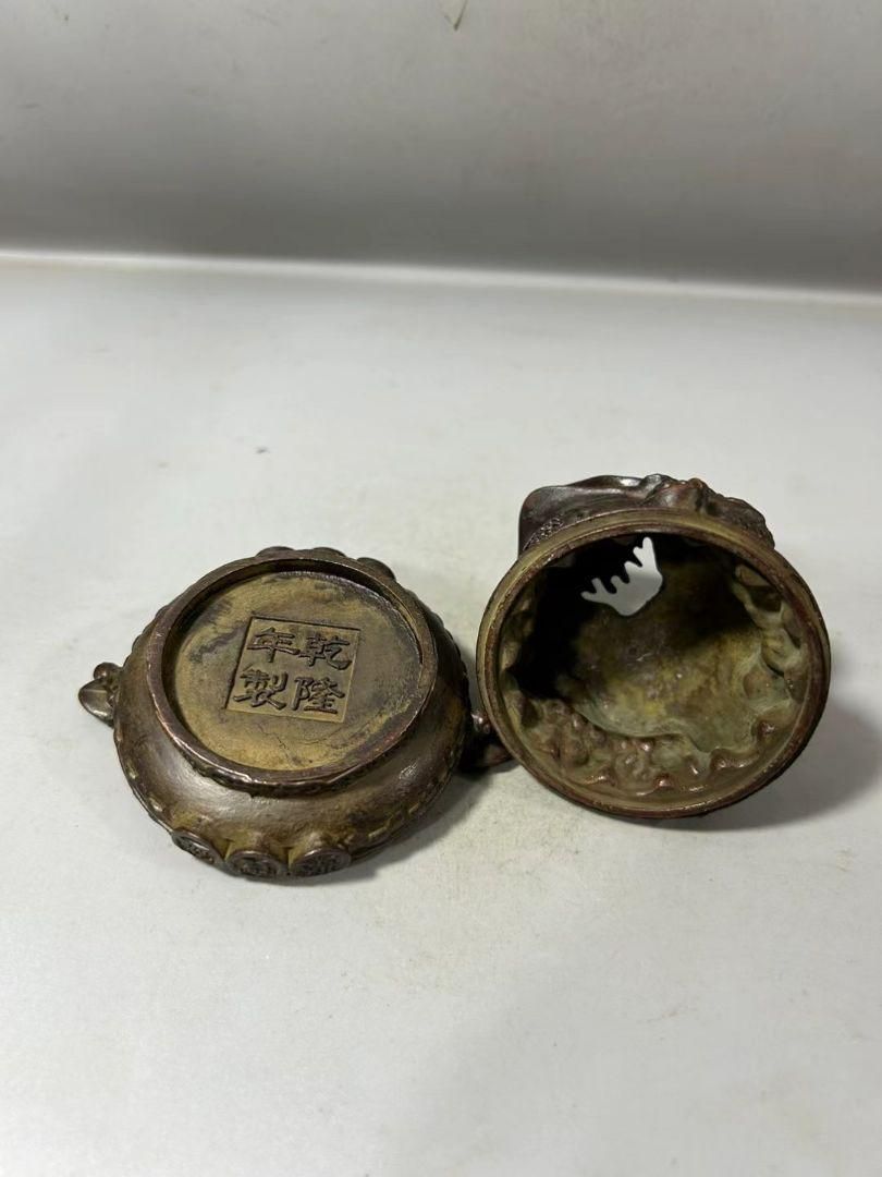 銅器 聚宝盆 香炉 工芸品 装飾品 美術品 置物 銅製 蟾蜍香炉 聚宝盆 薫香炉 香道具 工芸品 置物 - メルカリ