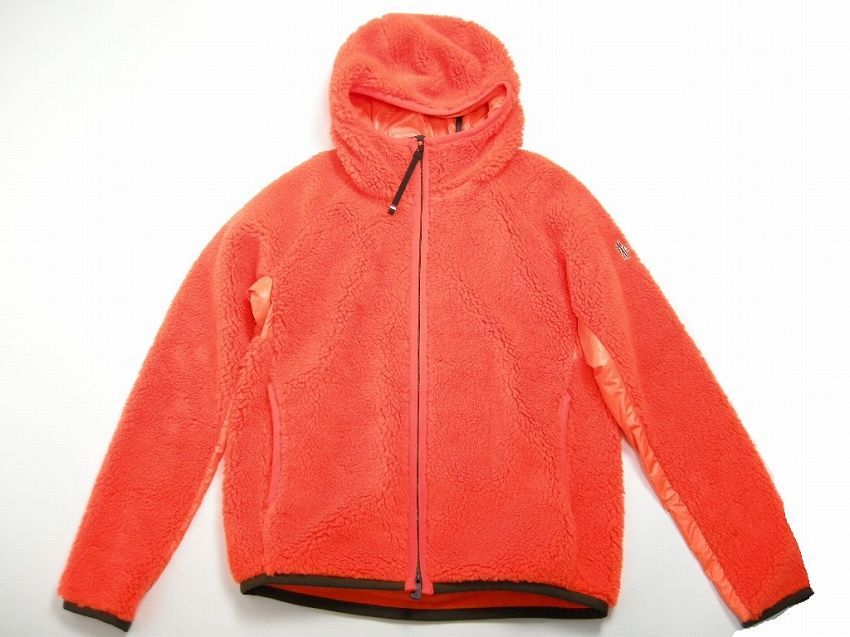 サイズL■新品■モンクレールGRENOBLEフリースジャケット オレンジ メンズ サイズL□新品□モンクレール GRENOBLE フリースジャケット