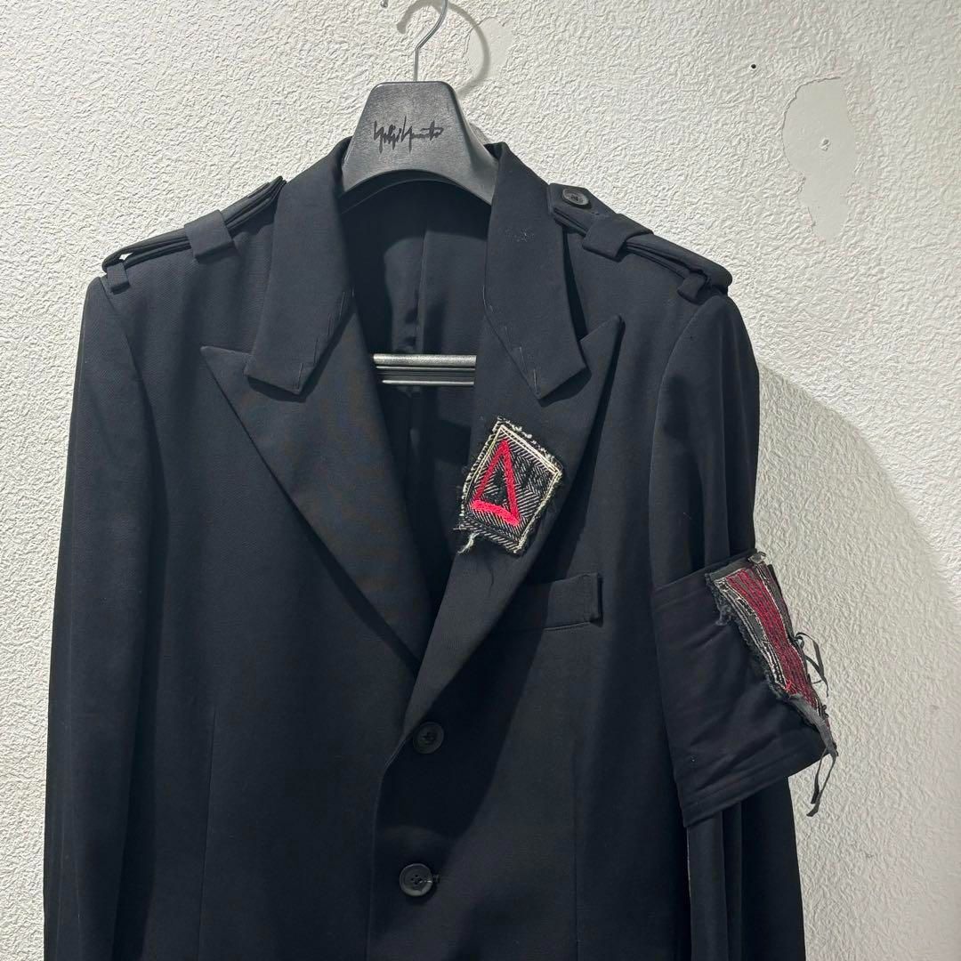 Yohji Yamamoto POUR HOMME ヨウジヤマモトプールオム HR-J18-100 / 肩章付き躾止めJKT ウールギャバ ジャケット【表参道t】  - メルカリ