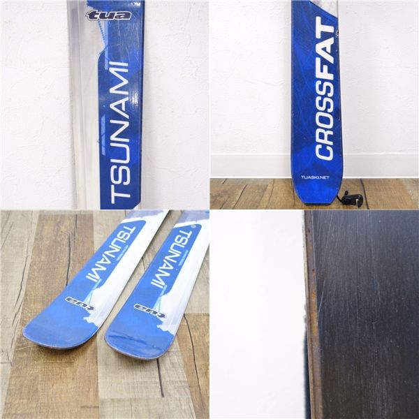 トゥア tua 山 スキー CROSS FAT TSUNAMI 185cm センター 82ｍｍ ビンディング エメリー エナジー ツアー BC スキー バックカントリー 重量実測：2920g（ビンディング含む1本) トゥア tua 山 スキー CROSS FAT TSUNAMI 185cm センター 82mm