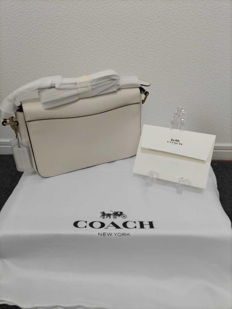 COACH コーチ ストゥディオ レザー ショルダーバッグ ホワイト - メルカリ