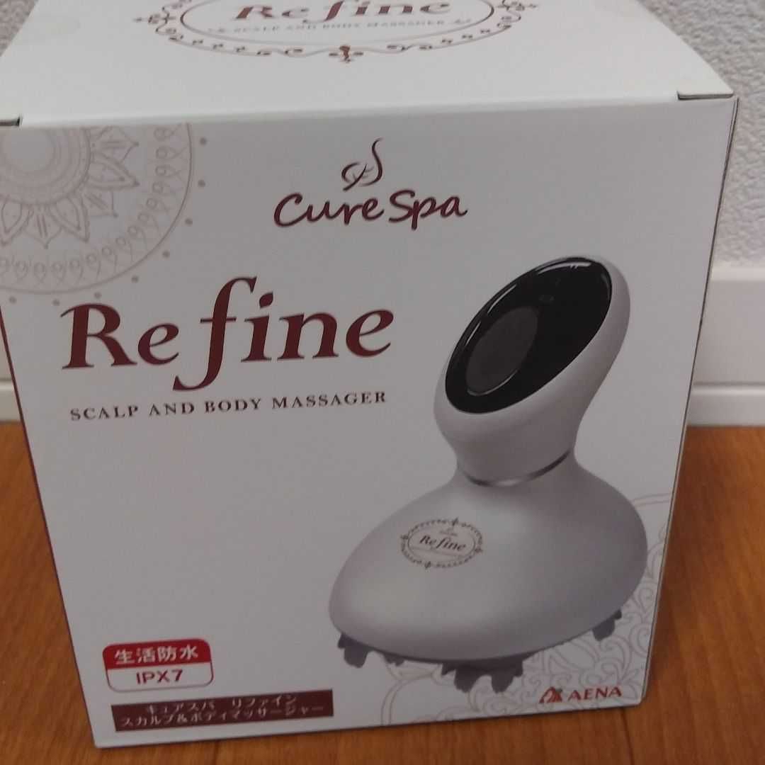 美容機器 キュアスパ リファイン スカルプ＆ボディマッサージャー
