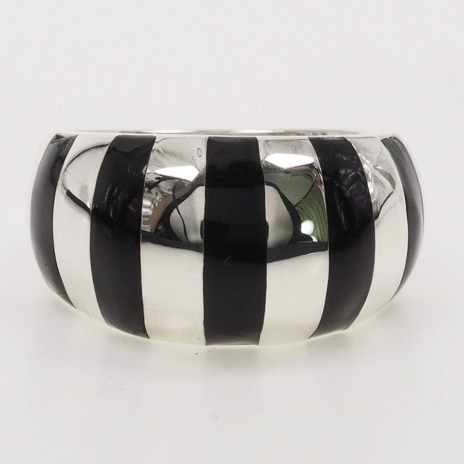 TIFFANY&Co.】ティファニー ストライプ ドーム ビンテージ シルバー