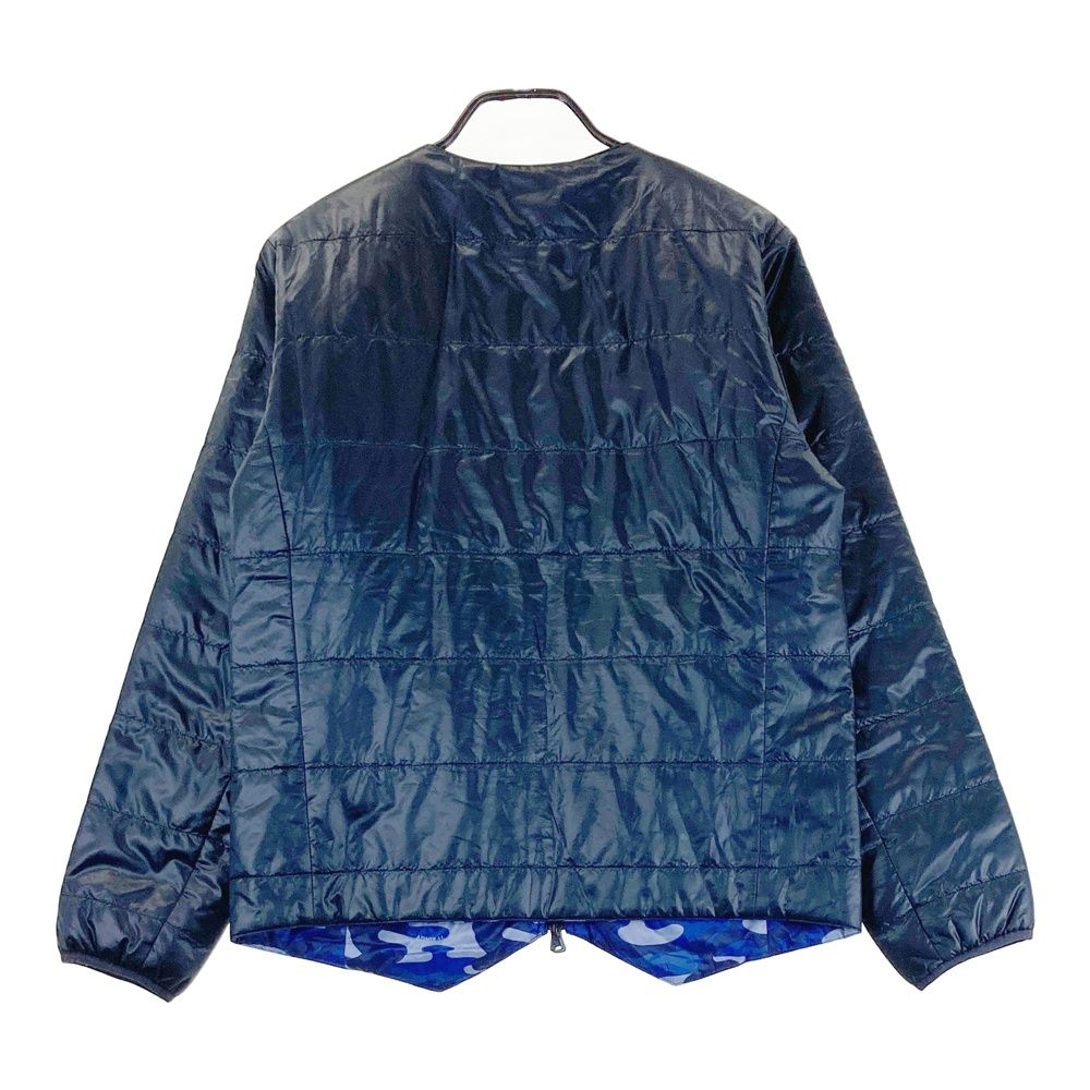 サイズ L ADMIRAL アドミラル リバーシブル 中綿ジャケット ロゴ×カモフラ柄 ネイビー系 240101382610 ゴルフウェア メンズ ストスト