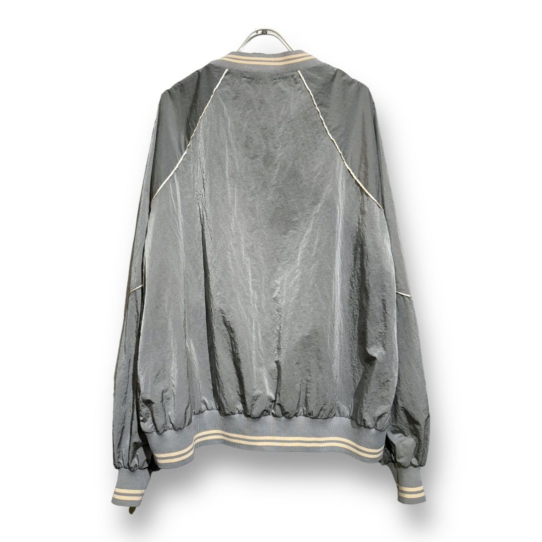 メゾンスペシャル カラーパイピングナイロントップ グレー MAISON