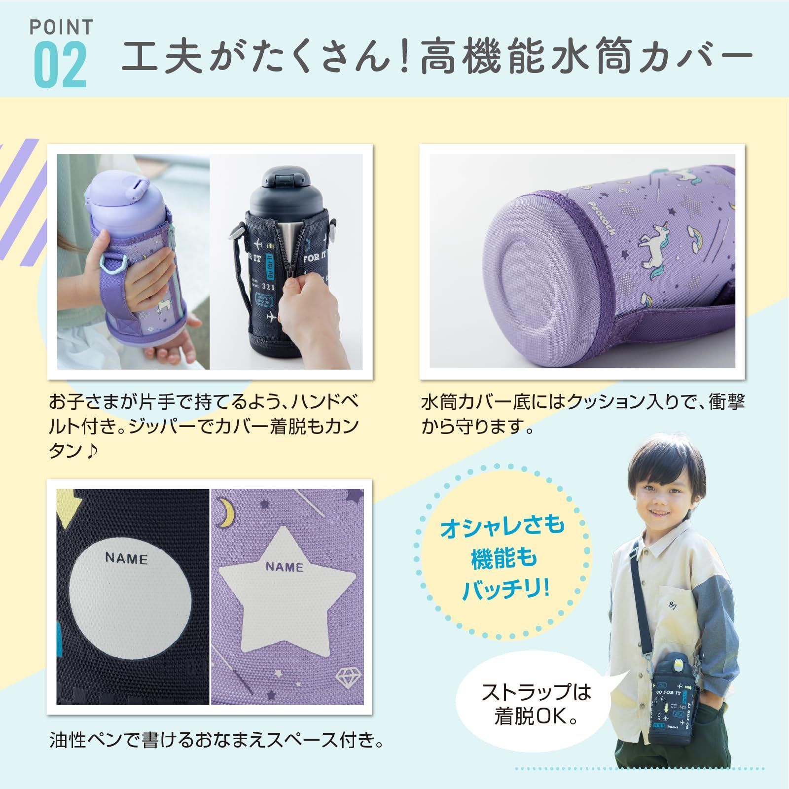 数量限定】直飲み ワンタッチ 子供 800ml スポーツドリンク対応 食洗機
