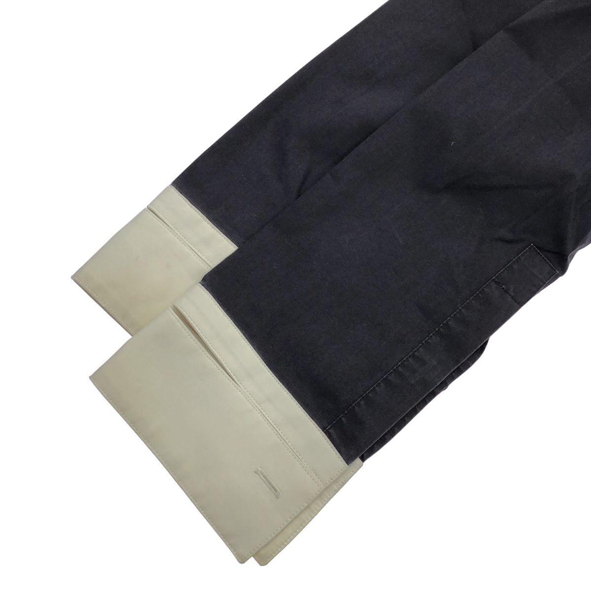 Dior HOMME ディオールオム 2004AW フライフロントバイカラーシャツ  