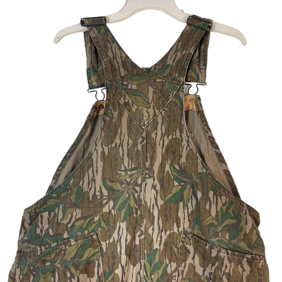 MOSSY OAK リアルツリーオーバーオール/サロペット古着/実寸W52L25 Mossy Oak リアルツリーオーバーオール 迷彩カモ 古着 W50 4XL