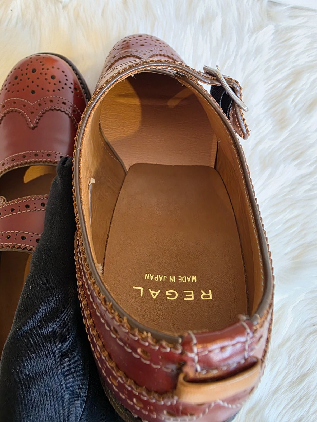 超美品 REGAL メリージェーン ウィングチップ 楽天市場】リーガル REGAL メリージェーン レザーウィングチップ