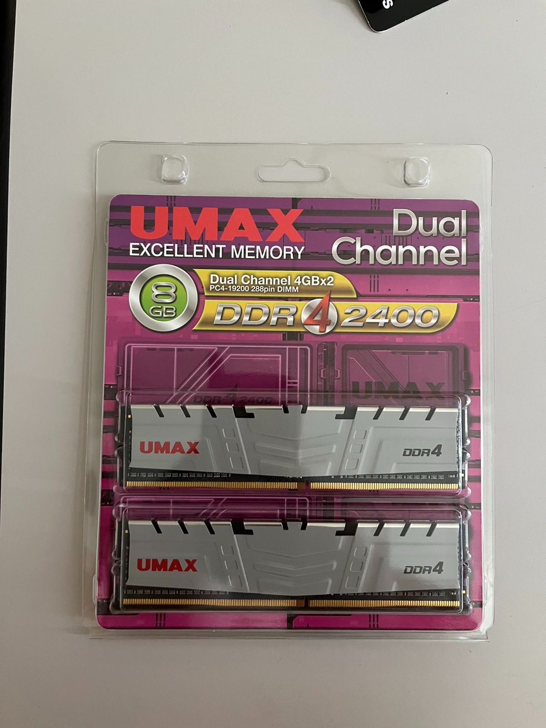 UMAX デスクトップ用メモリー(4GB×2) DUAL CHANEL 4GB X2 8GB DDR4