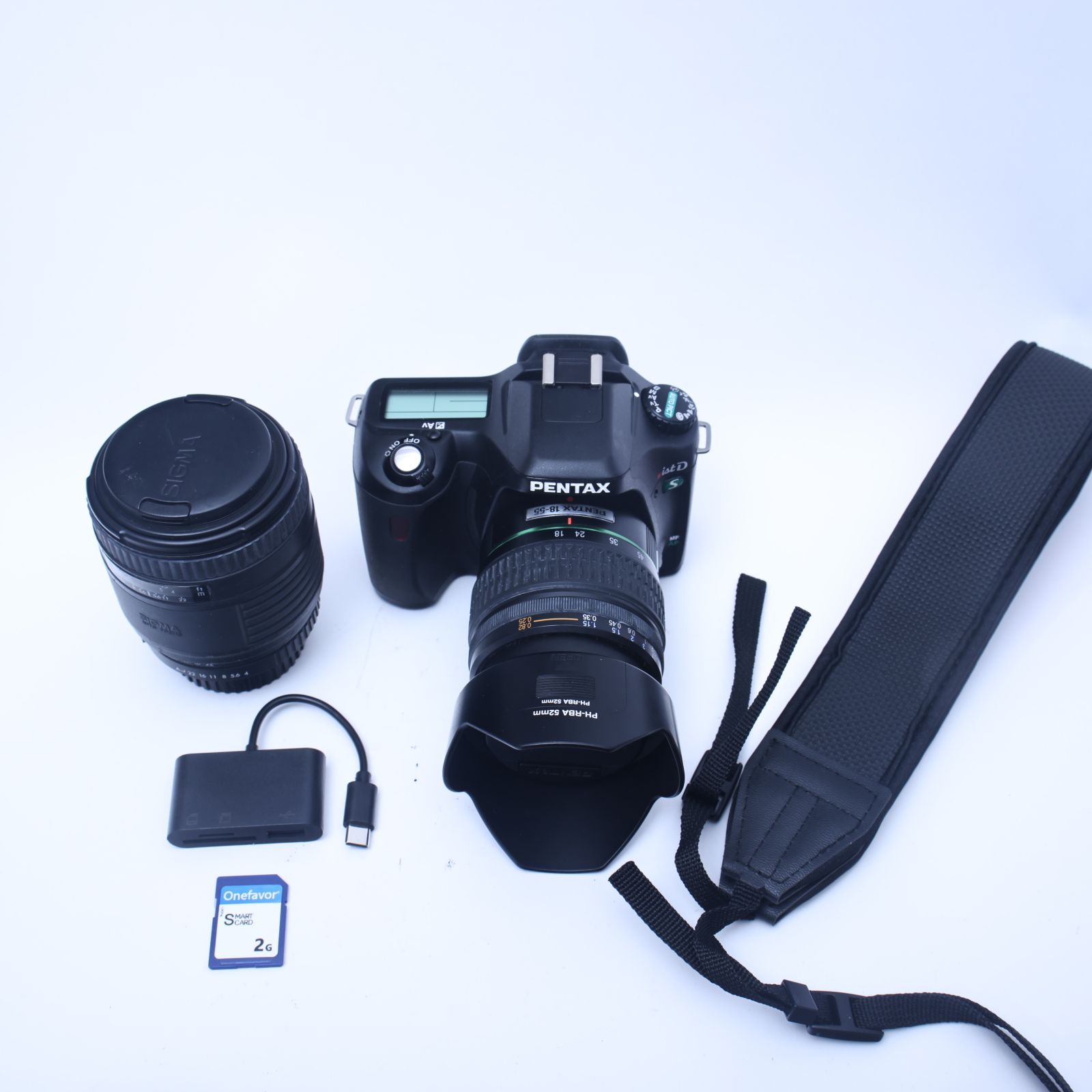 スマホ転送可 PENTAX istD S レンズ2本他 一眼レフデジタルカメラ スマホ転送可 PENTAX デジタルカメラ istD S SDカード他 一眼