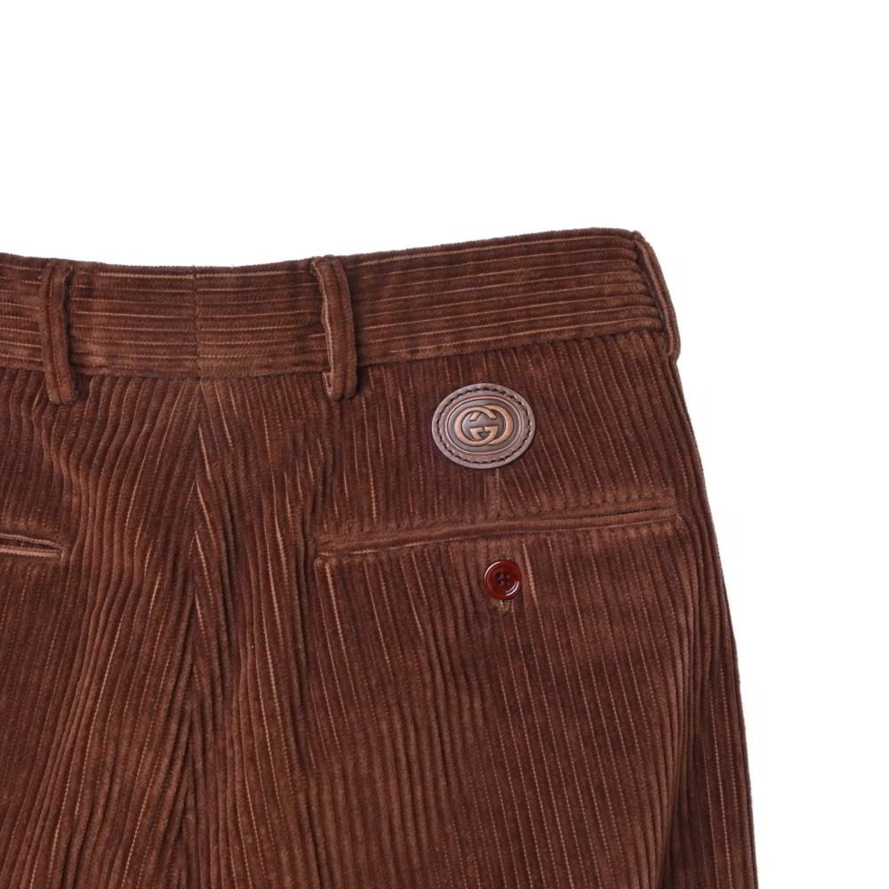 GUCCI 643877 ツータック コーデュロイパンツ - メルカリ