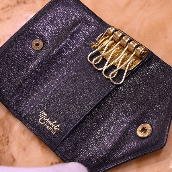 本物 新品 モラビト 最高級ポロサスクロコダイルレザー 4連キー