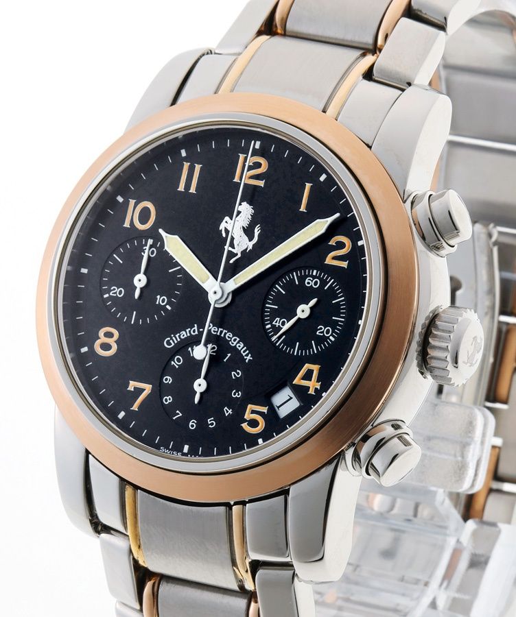 ジラールペルゴ | GIRARD PERREGAUX フェラーリ クロノグラフ 8020 ブラック 自動巻き 商品番号 A-158991