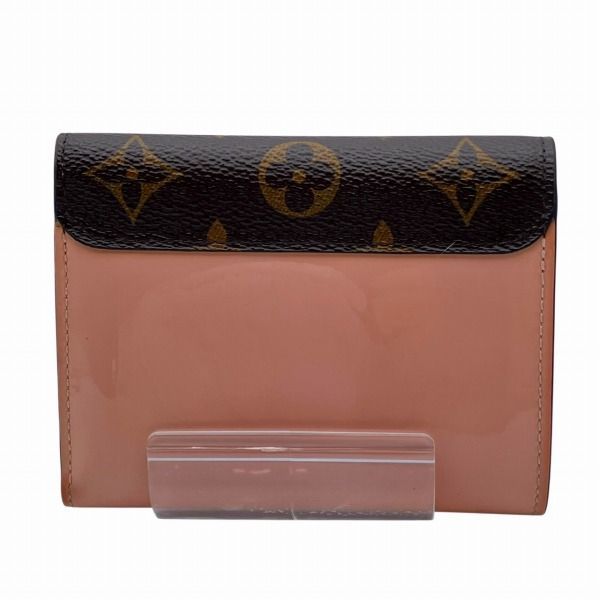 ルイヴィトン Louis Vuitton モノグラム×ヴェルニ ポルトフォイユ チェリーウッドコンパクト M 61911 財布 3つ折り財布 レディース