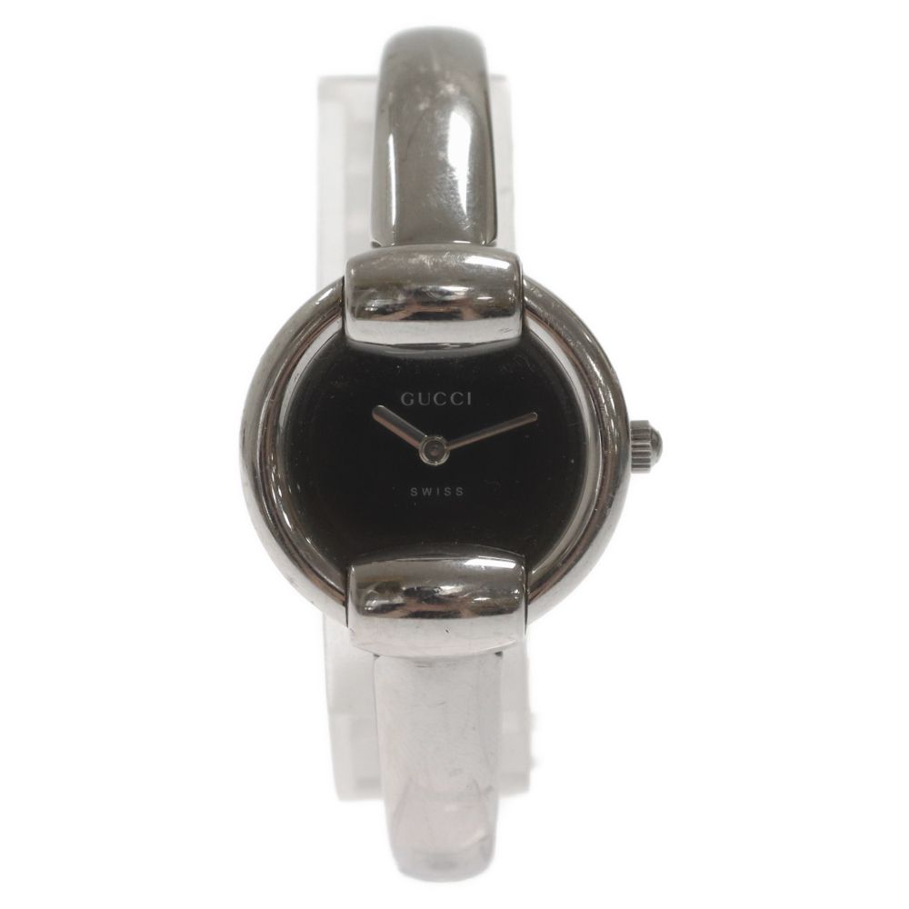 GUCCI (グッチ) 1400L ステンレス バングル アナログ ウォッチ  