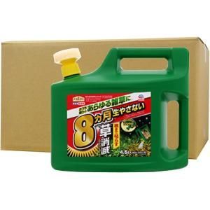 除草剤 長持ち 4本 根まで枯らす アースガーデン アースカマイラズ 草消滅 4.5L 4本セット