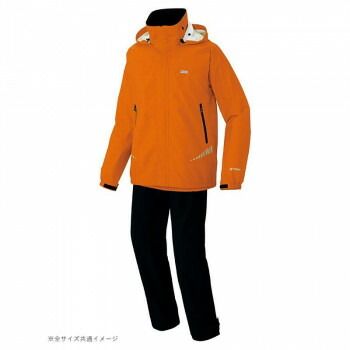 アイトス レインスーツ(男女兼用) オレンジ 063 M 562410