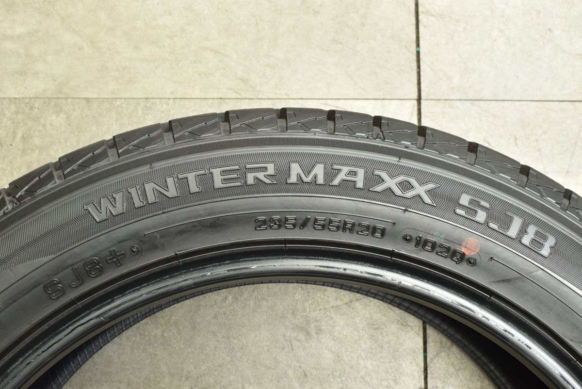 タイムセール バリ溝 ダンロップ ウィンターマックス SJ8 235 55R20 4本セット レクサス RX ムラーノ 交換用 スタッドレス