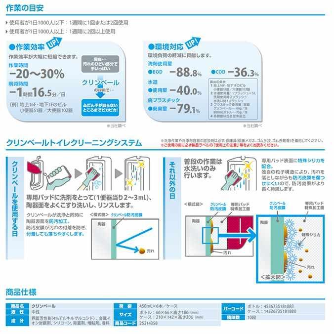 まとめ買い6本 トイレ用洗浄