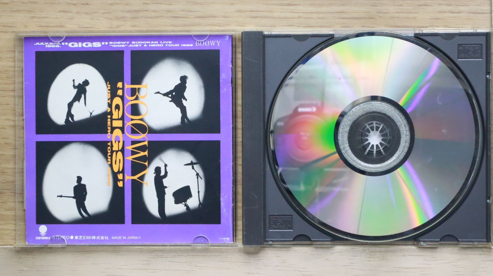 国内盤CD☆ボウイ /BOOWY □ GIGS ― JUST A HERO TOUR 1986 【TOCT5610