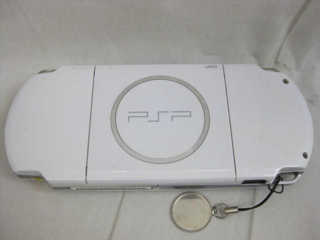 中古品 ゲーム PSP 本体 PSP3000 パールホワイト 動作品 充電器