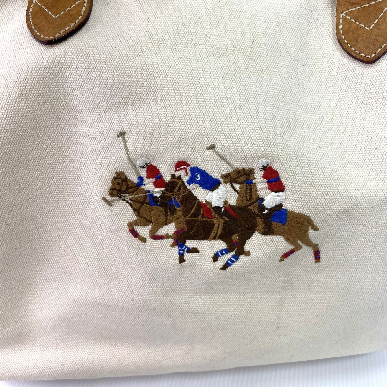 中古品】Ralph Lauren ラルフローレン キャンバス トートバッグ