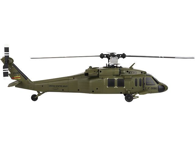 新品 HiTEC 2.4GHz 5CH ヘリコプター K170 UH-60L Black hawk
