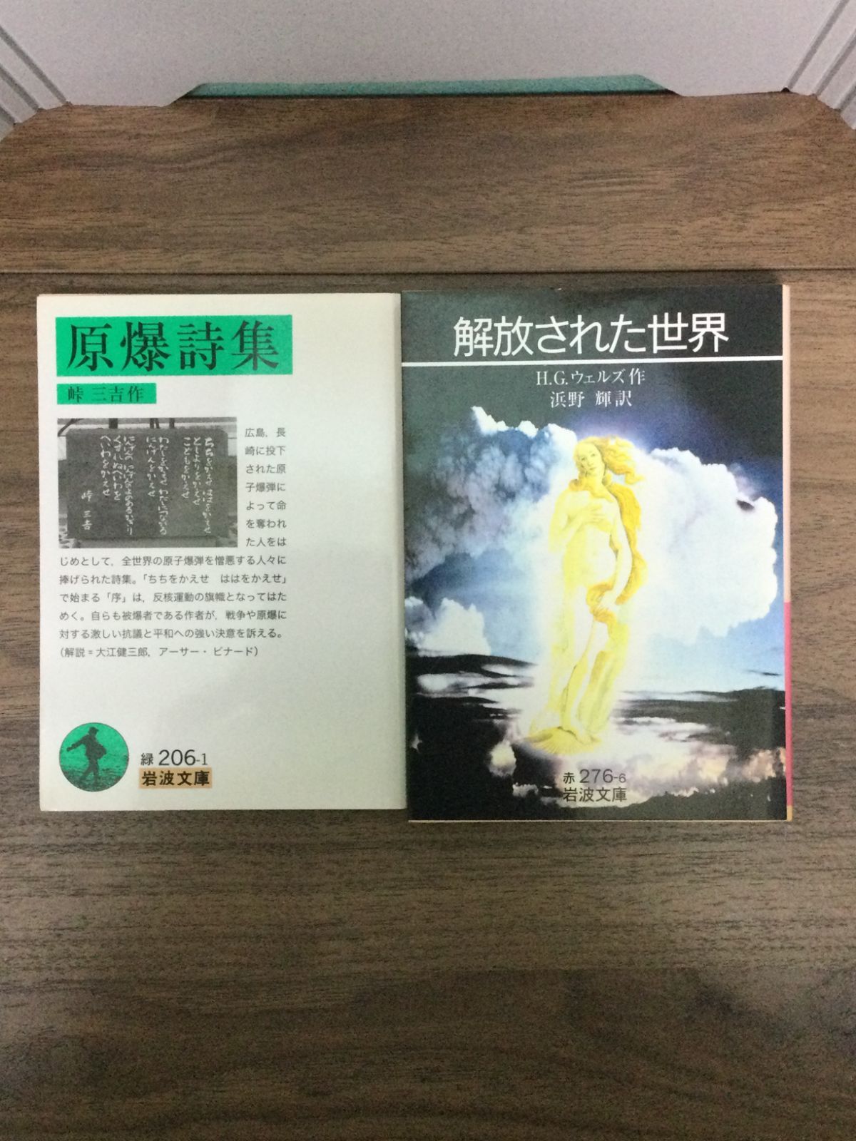 岩波文庫2冊セット 原爆詩集 (岩波文庫)・解放された世界 (岩波文庫