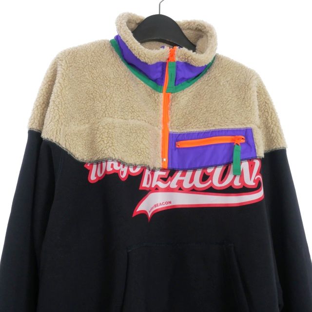 kolor beacon ボア ドッキング スウェット 21WBM-T01231