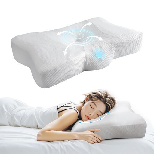 BOIVSHI枕首が痛くならない睡眠まくら低反発枕ストレートネック枕安眠 