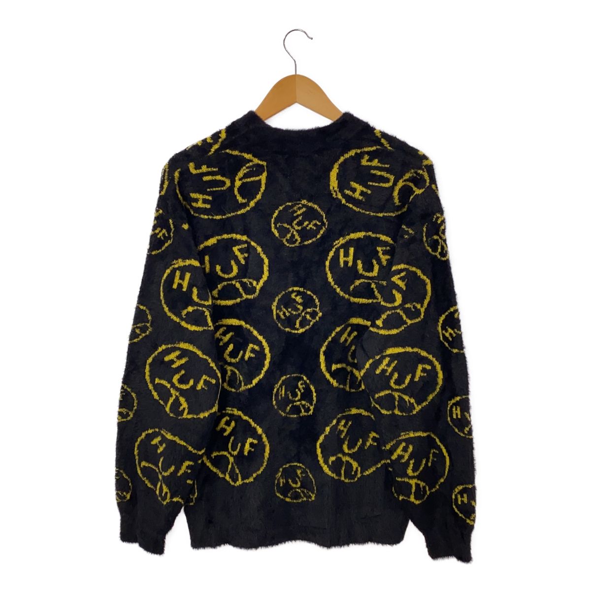 HUF ハフ 22/AW 22H_KN80062 BLAH KNIT CARDIGAN ニットカーディガン M 