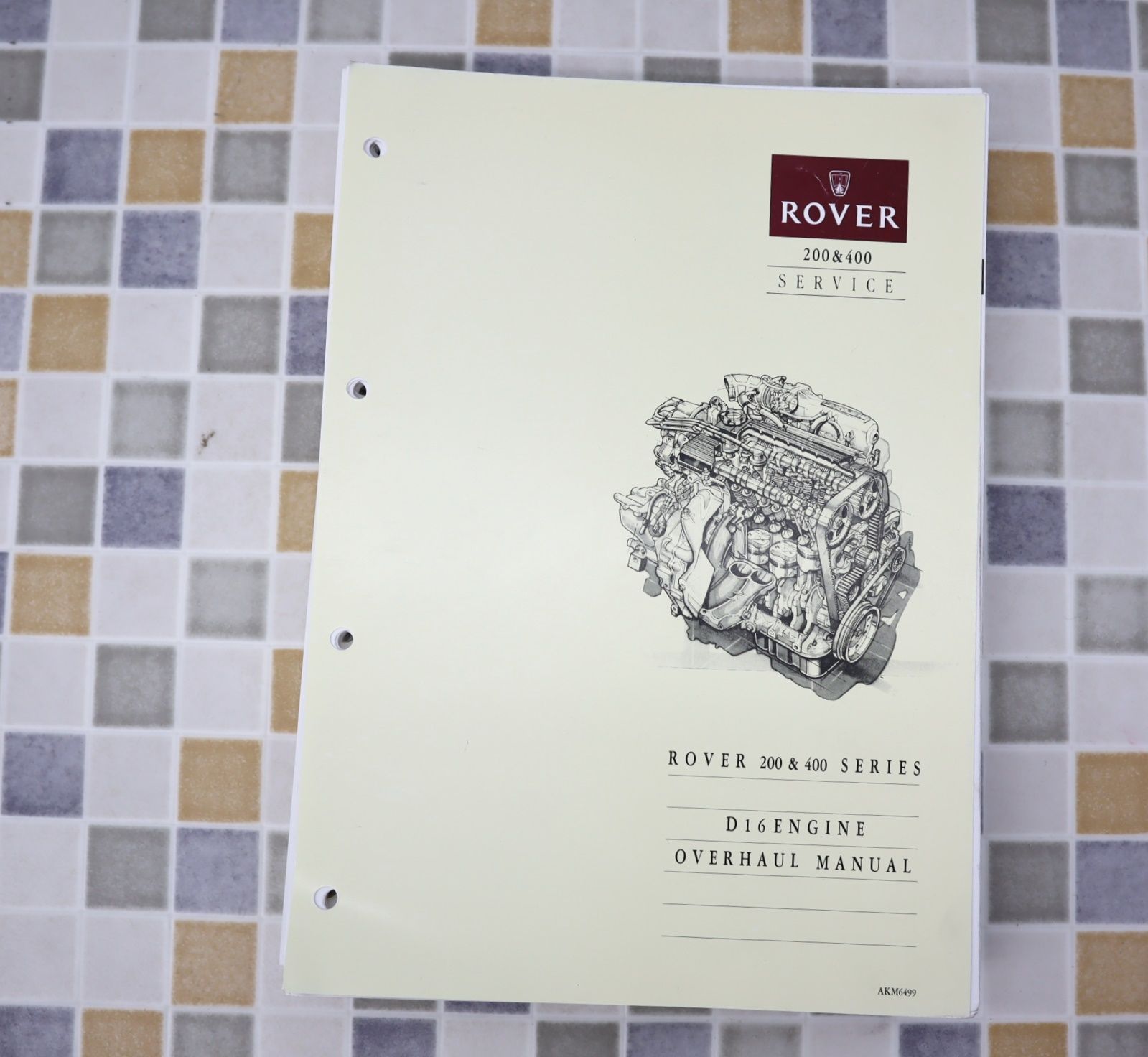 ◇ROVER 正規 貴重｜D16 エンジン オーバーホールマニュアル｜ROVER