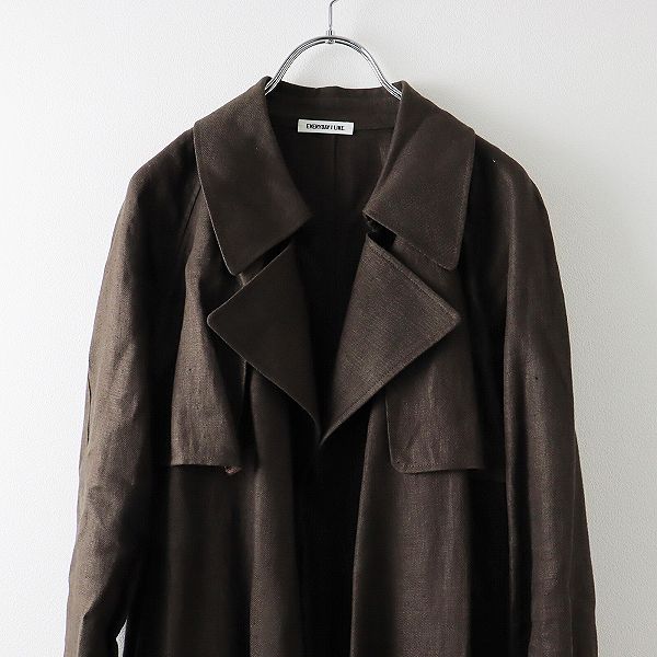 定価6.7万　22SS　ドゥーズィエムクラス　リネントレンチコート 定価6.7万 22SS ドゥーズィエムクラス リネントレンチコート