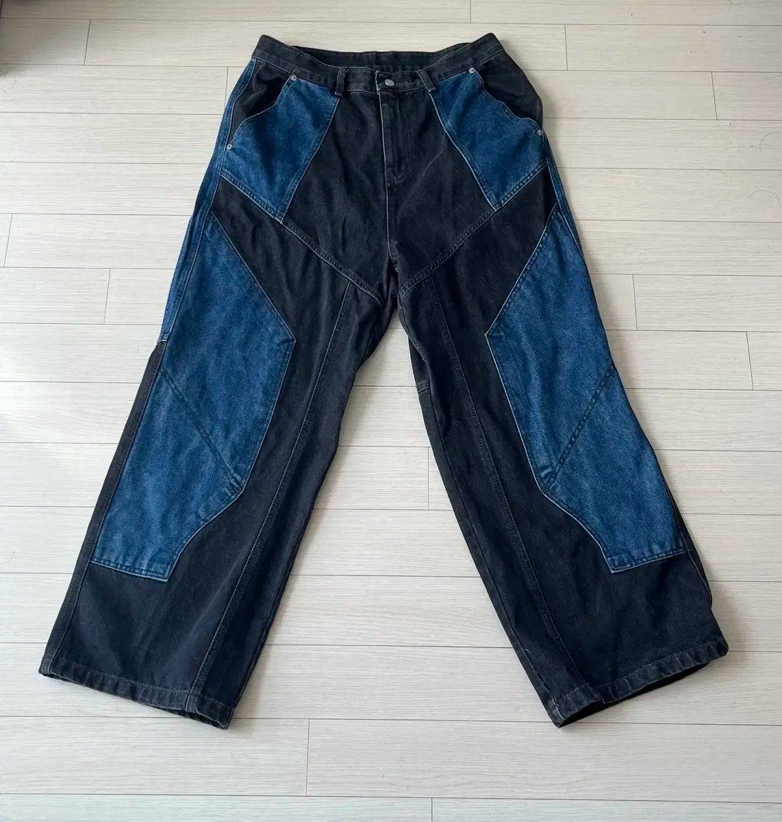 NAUTICA/ノーティカ ダブルニー デニムパンツ M ブラック 未使用