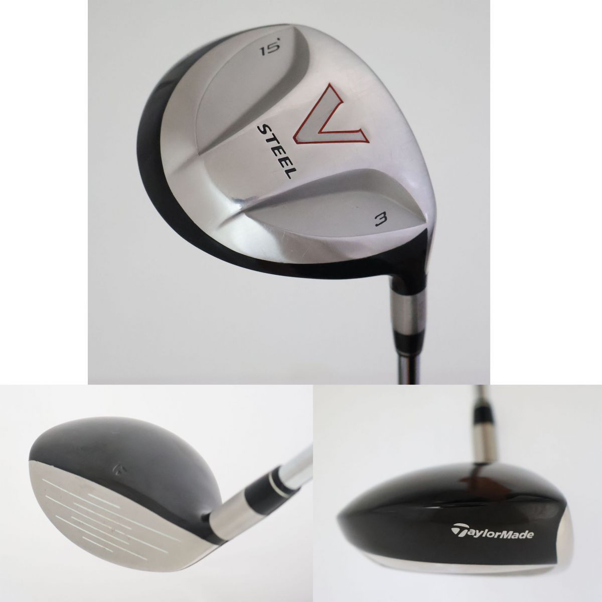テーラーメイドFW 初代Vスチール 3本セット【3W・5W・7W