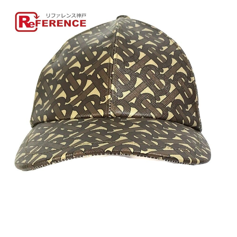 バーバリー　CAP BURBERRY Cap Monogram Baseball M Brown Total Pattern Mens
