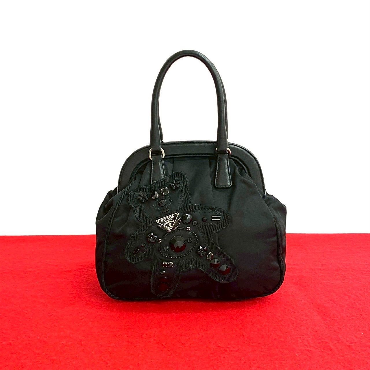 【PRADA】 シャーリングミニハンドバッグ 22AW】新作 シアリング ミニバッグ◇プラダ◇全3色 人気 (PRADA
